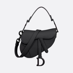 Christian Dior Matte Black saddle bag